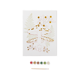 Çiçek Desenli Sayılarla Boyama Seti