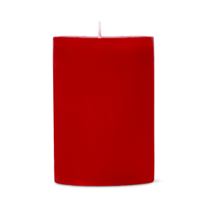 Kırmızı Rustik Mum 8 x 5,7 cm