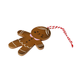 Ahşap Kurabiye Adam Yılbaşı Ağacı Süsü