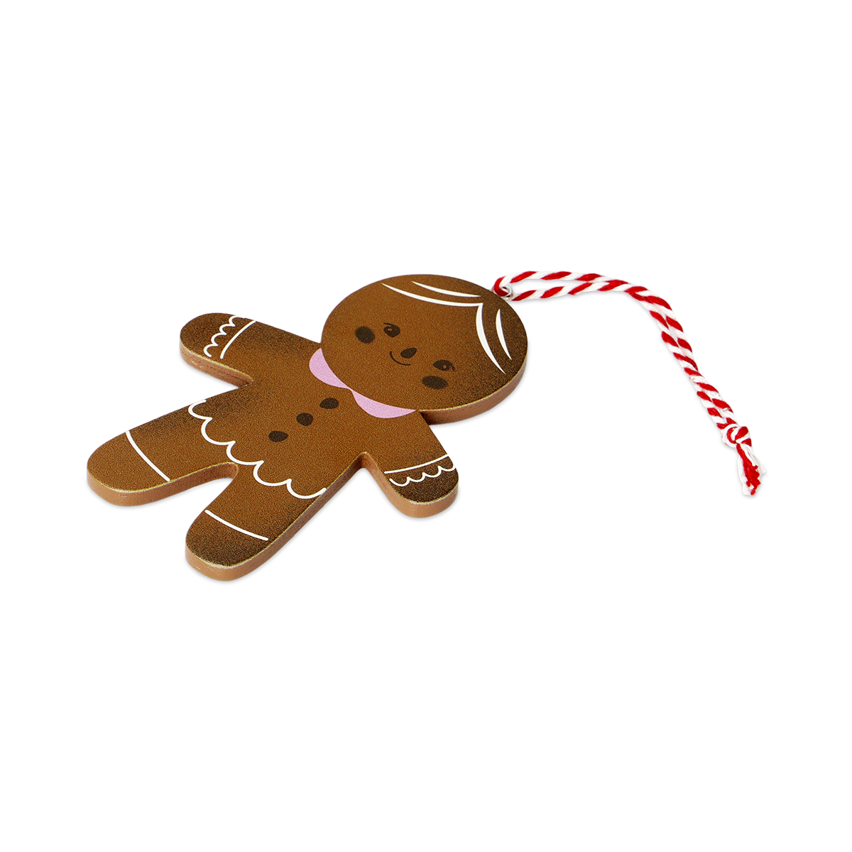 Ahşap Kurabiye Adam Yılbaşı Ağacı Süsü