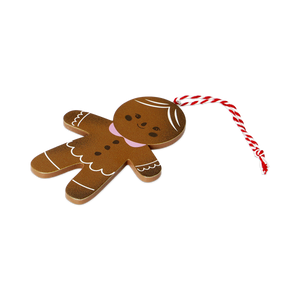 Ahşap Kurabiye Adam Yılbaşı Ağacı Süsü