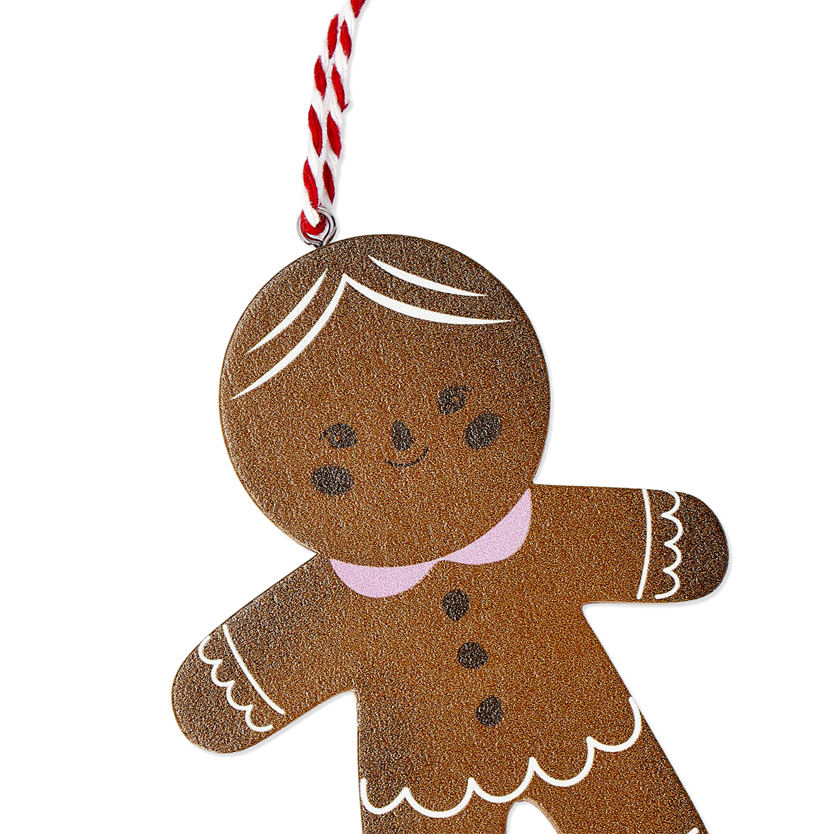 Ahşap Kurabiye Adam Yılbaşı Ağacı Süsü