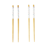 4 Çift Desenli Bambu Chopstick
