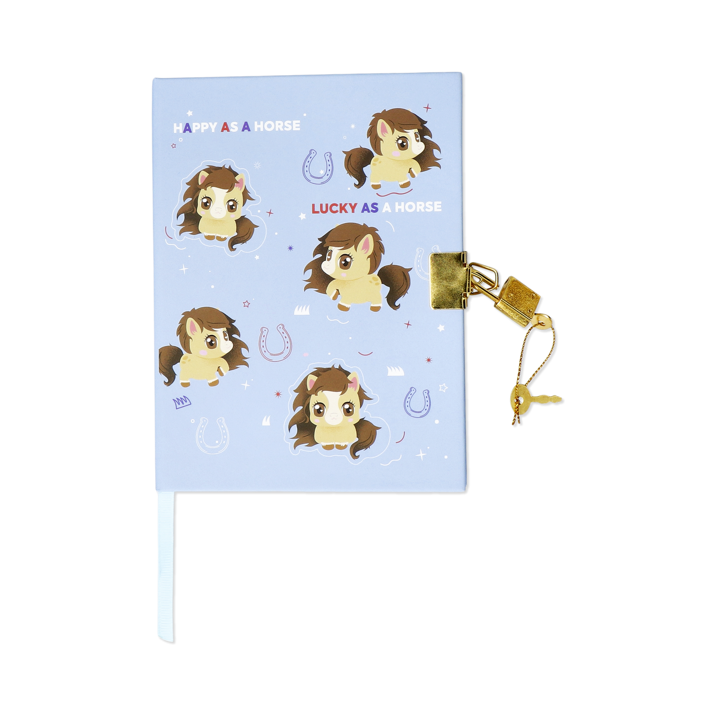 At Desenli Kilitli Günlük