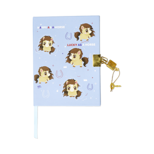 At Desenli Kilitli Günlük