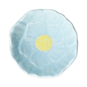 Çiçek Şeklinde Mavi Mini Kase