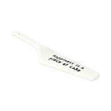 Beyaz Siyah Porselen Kek Servis Spatulası