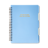 Açık Mavi Sekmeli ve Spiralli Planlayıcı Defter