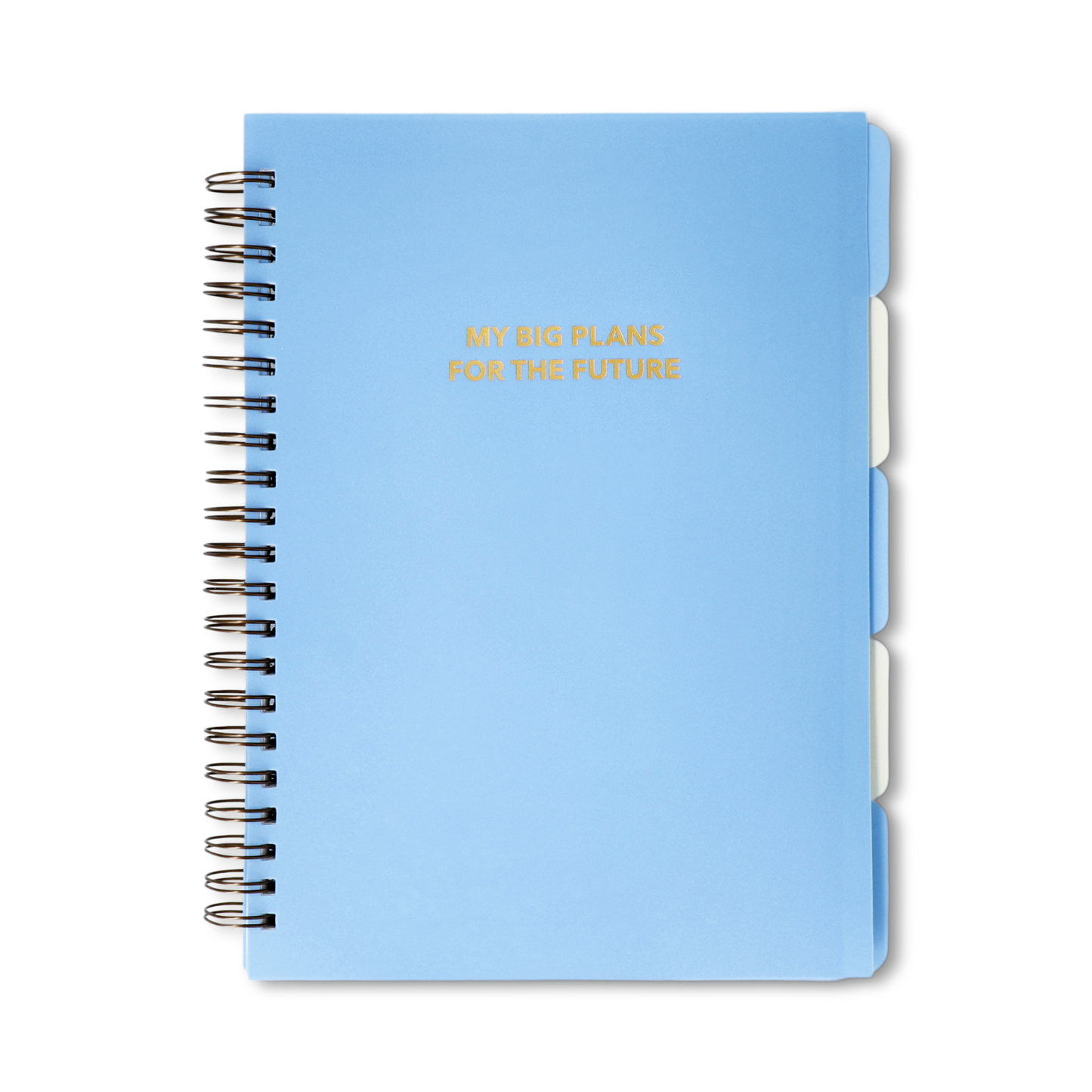 Açık Mavi Sekmeli ve Spiralli Planlayıcı Defter