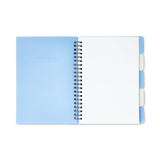 Açık Mavi Sekmeli ve Spiralli Planlayıcı Defter