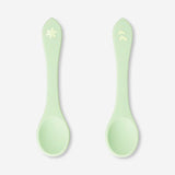 SPOON FOR BABY / TODDLER DUSTY GREEN 2-PACK