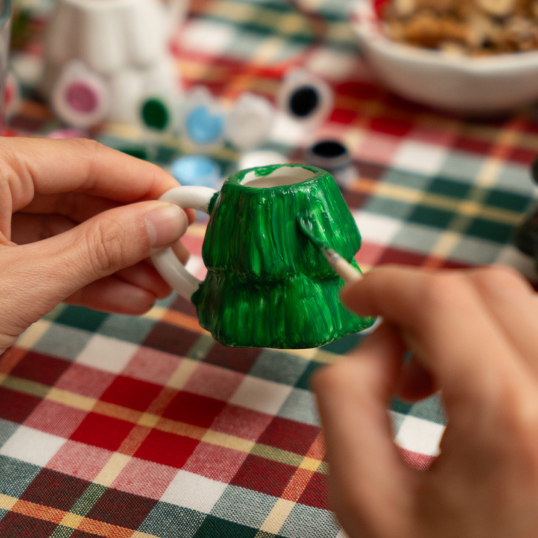 Kendin Yap Kupa Şekilli Yılbaşı Ağacı Süsü