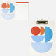 Geometrik Stickerlı A4 Not Defteri
