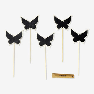 5'li Kelebek Şeklinde Bitki İsim Kartı