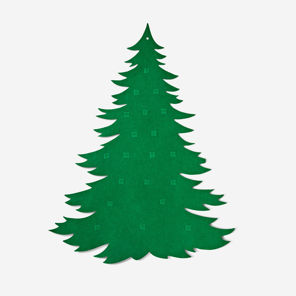DIY CHRISTMAS TREE WITH ORNAMENTS FELT