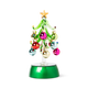 CHRISTMAS TREE W. 12 BAUBLES GLASS