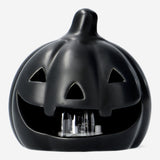 LED LIGHT CERAMIC AS PUMPKIN BLACK SMALL