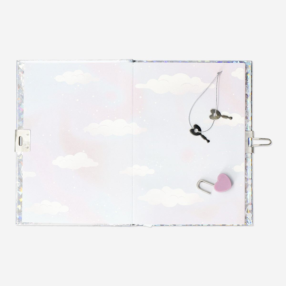 DIARY W LOCK UNICORN