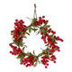 WREATH W RED BERRIES AND LEAVES DIA 30 CM