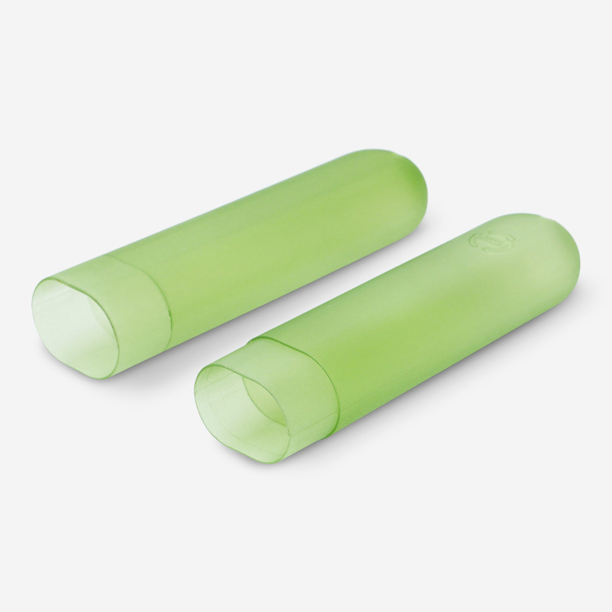 TOOTHBRUSH CASE RECYCLED PLASTIC SEMI-TRANSPARENT GREEN