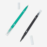 DUAL TIP FINELINER/BRUSH PEN IN BOX 12 PCS