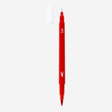 DUAL TIP FINELINER/BRUSH PEN IN BOX 12 PCS