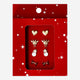 EARRINGS GIFTBOX 4 PAIRS SNOW AOP