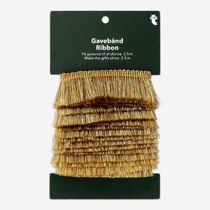 RIBBON FRINGE GOLD 2,5M