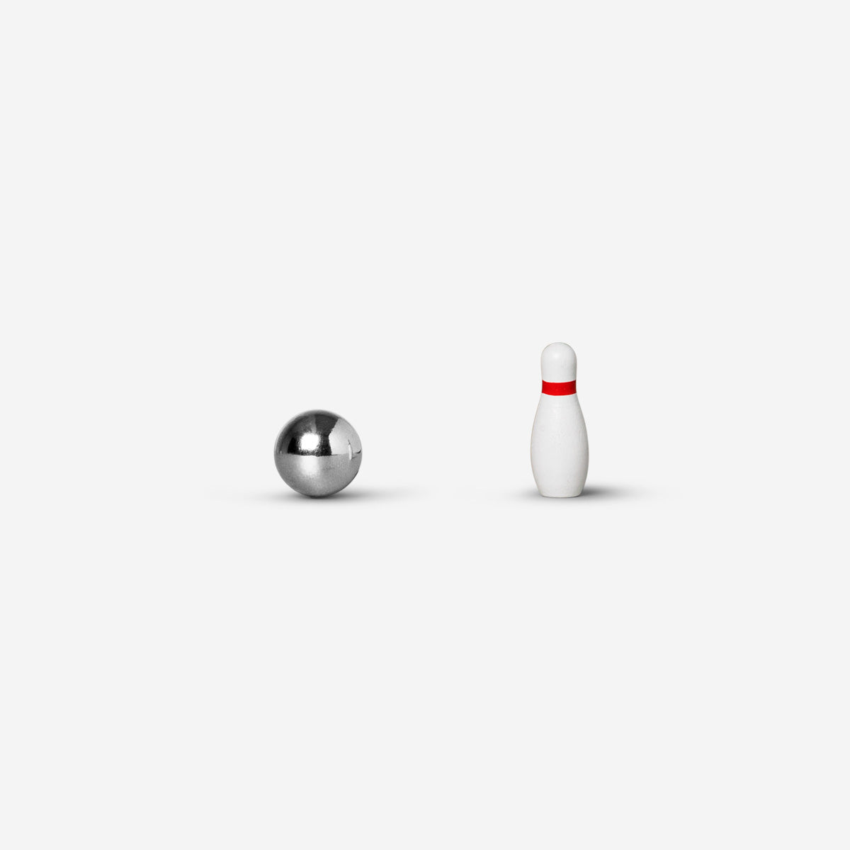 GAME BOWLING DOUBLE LANE MINI WOODEN