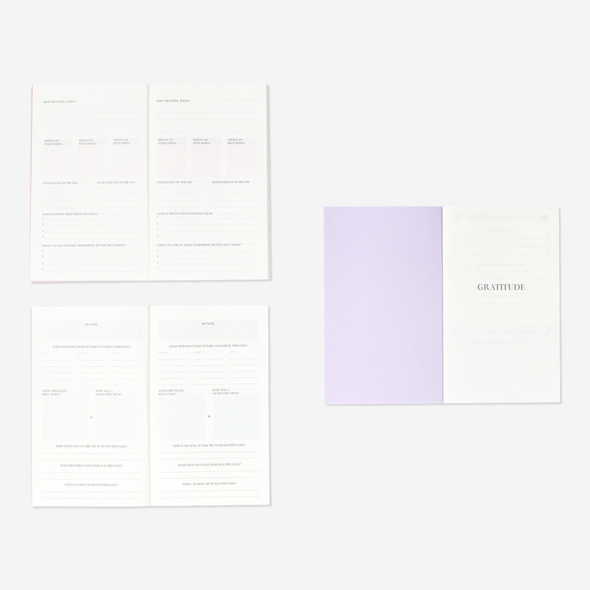 NOTEBOOKS SET OF 3 EN
