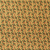 WRAPPING PAPER GIANT CRAFT WITH CHRISTMAS HOLLY 1000 X 70 CM