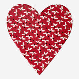 GIFT BOX HEART RED HOLLY