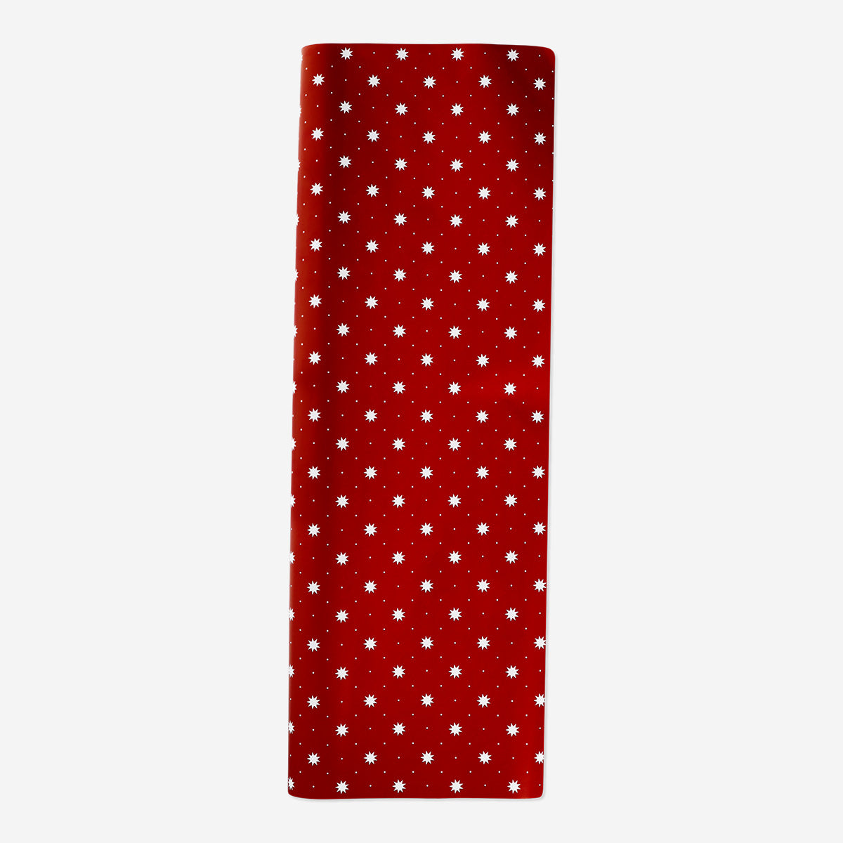 WRAPPING PAPER RED STAR PRINT 400 X 70 CM