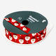 RIBBON SATIN RED WITH SANTA PRINT 2CMX10M