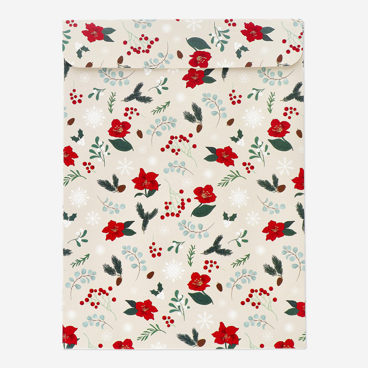 GIFT BAG CHRISTMAS ENVELOPE FLOWER