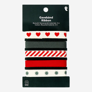 RIBBON SET COTTON RIBBON 5 PCS X 1 CM X 2 M