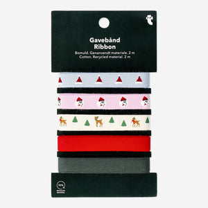 RIBBON SET COTTON RIBBON 5 PCS X 1 CM X 2 M