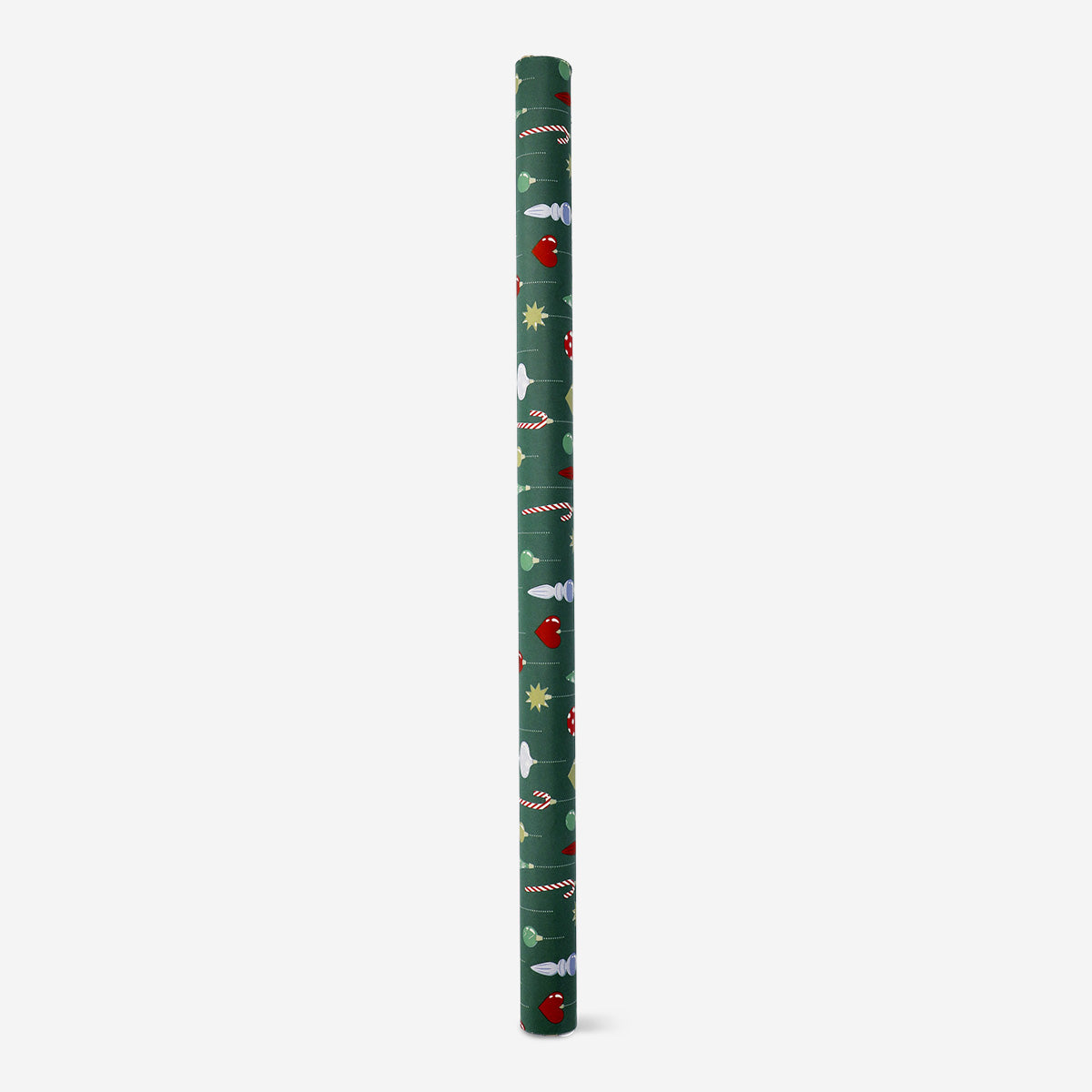 WRAPPING PAPER CRAFT ORNAMENTS AND CANDYCANES 400 x 70 CM