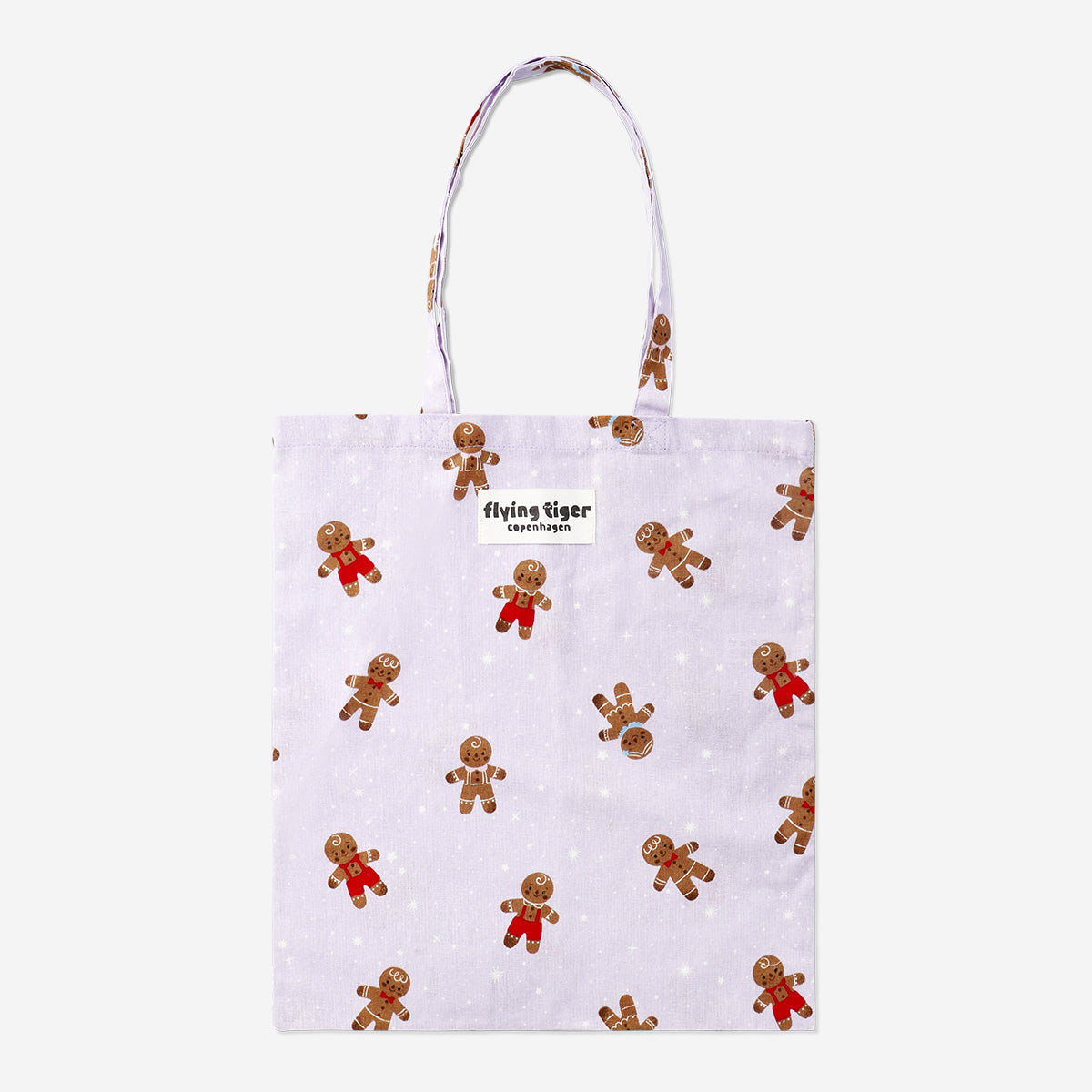 TOTE BAG GINGERBREAD PATTERN