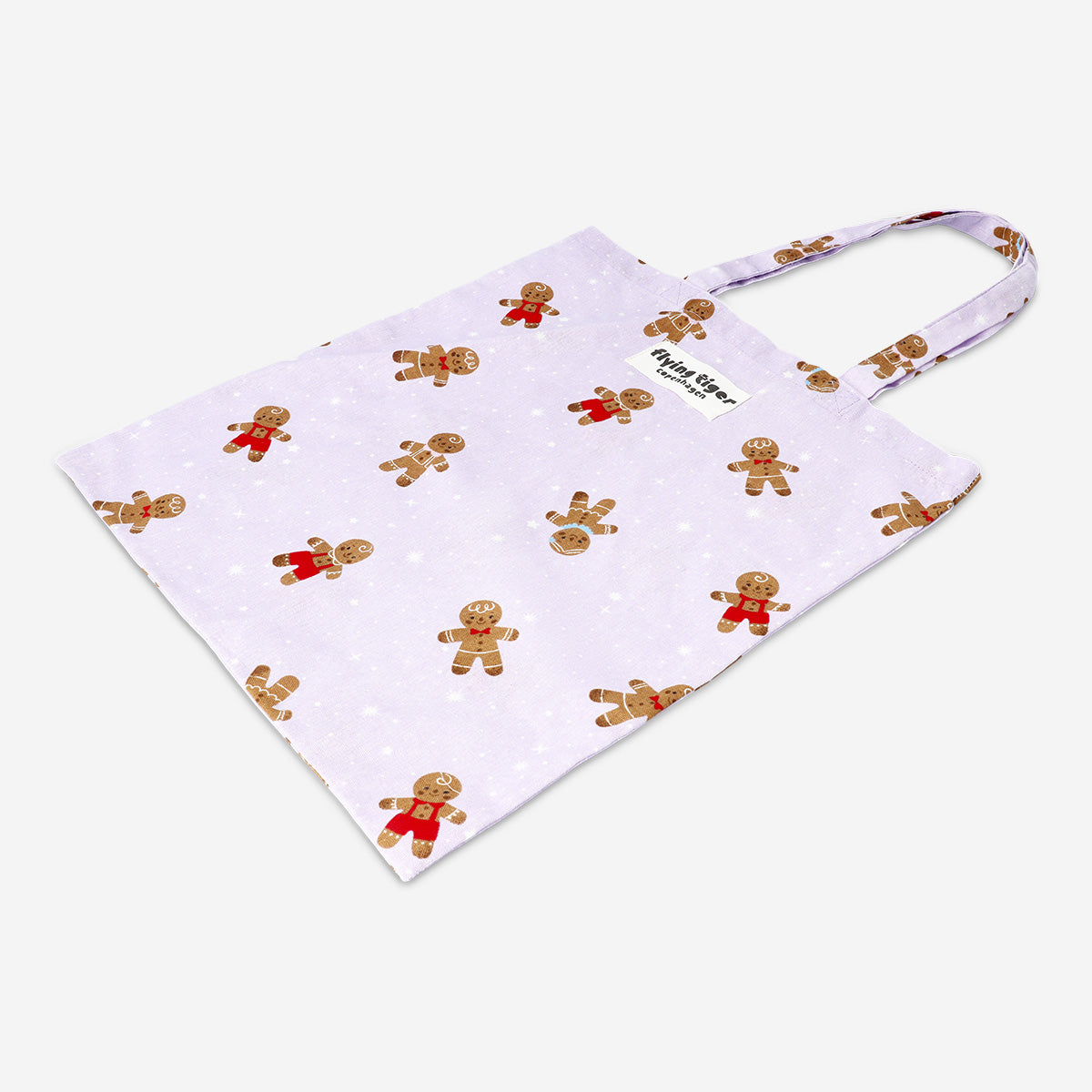 TOTE BAG GINGERBREAD PATTERN