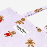 TOTE BAG GINGERBREAD PATTERN