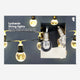 LIGHT CHAIN W. TIMER L: 390 CM OUTDOOR 25 LED BULBS CLEAR