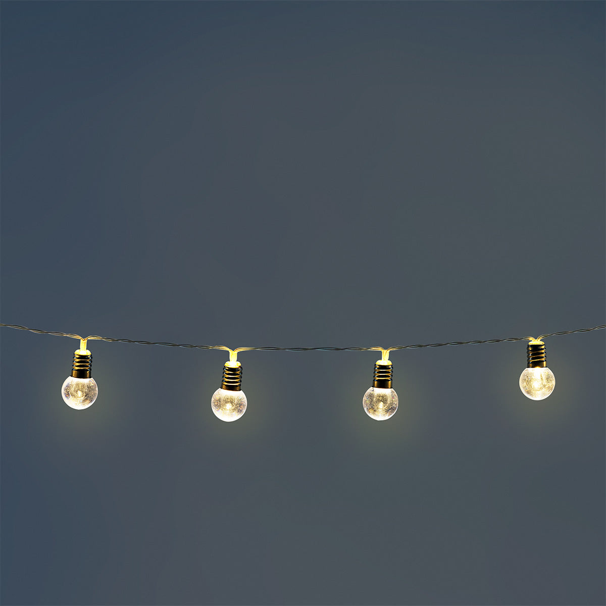 LIGHT CHAIN W. TIMER L: 390 CM OUTDOOR 25 LED BULBS CLEAR | Flying ...
