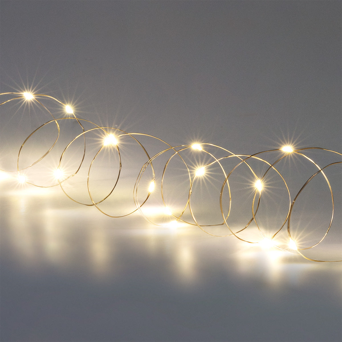 LIGHT CHAIN L: 220 CM 20 LED LIGHTS SILVER
