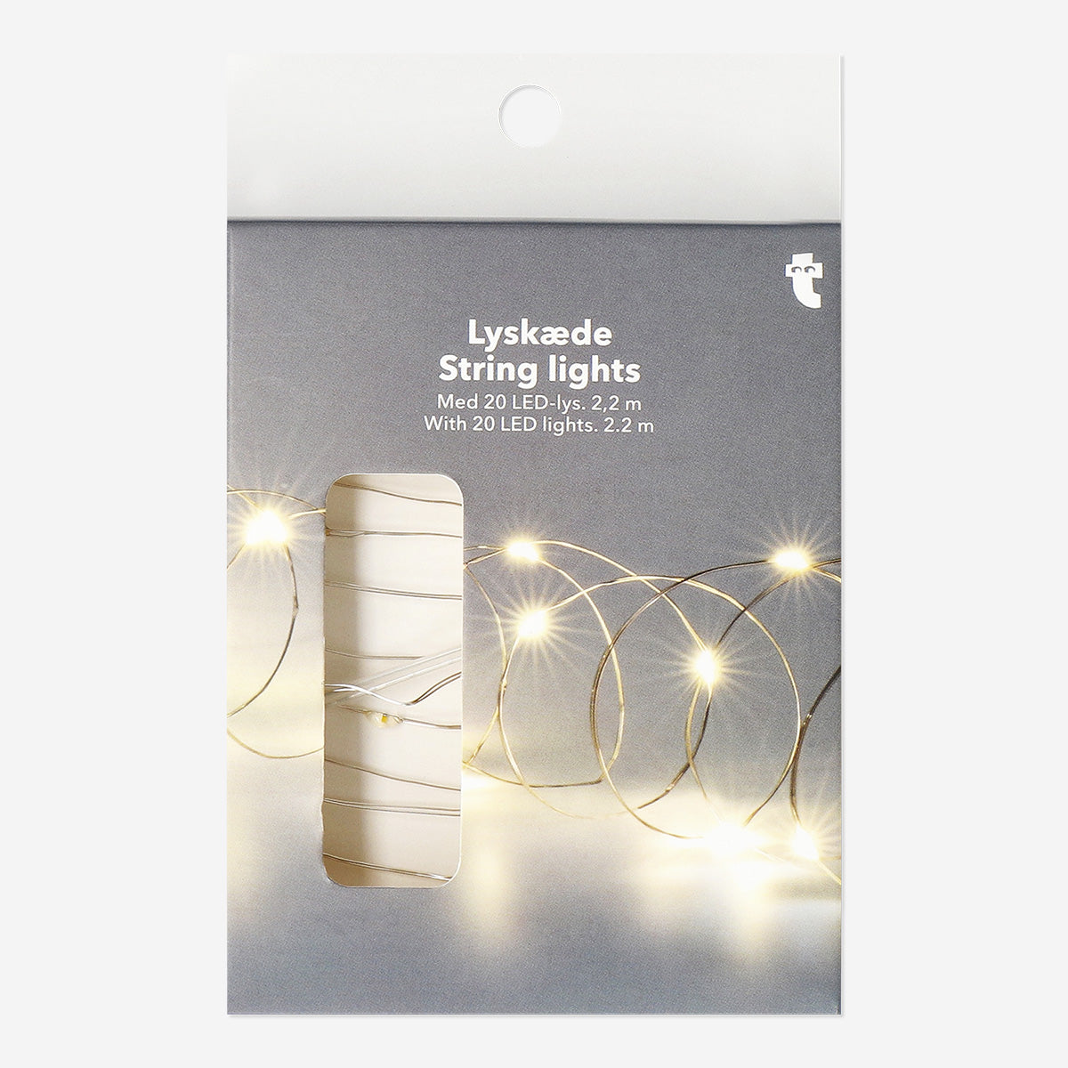 LIGHT CHAIN L: 220 CM 20 LED LIGHTS SILVER