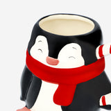MUG WITH HANDLE PENGUIN SHAPE