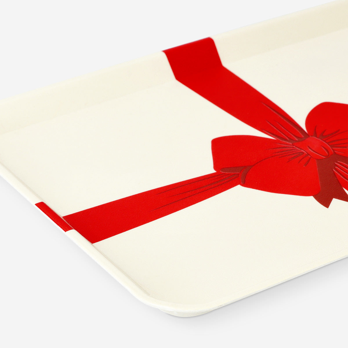 TRAY SMALL WITH BOW PRINT 30,7X21,8 CM