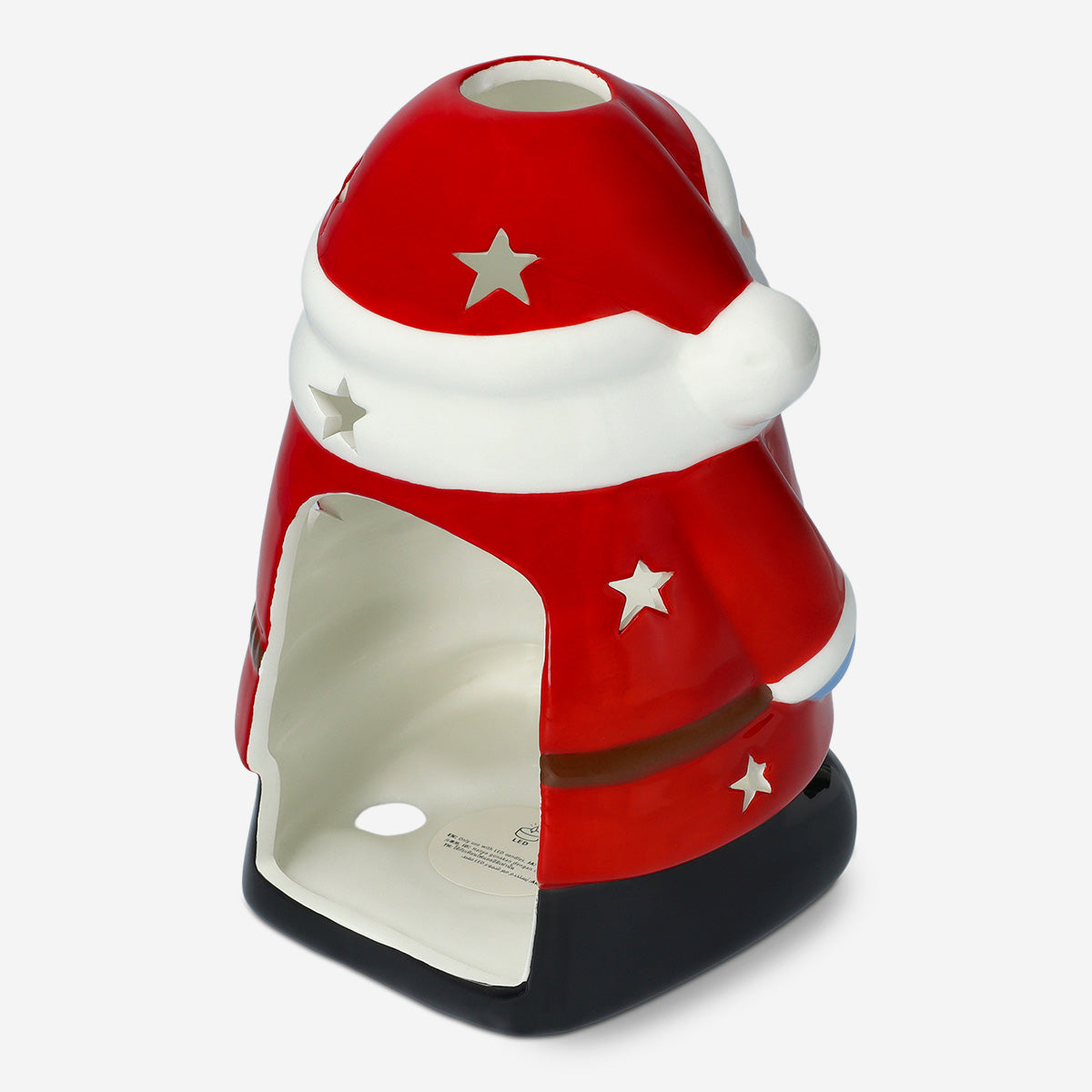LANTERN FOR LED SANTA CERAMIC BIG