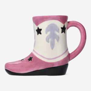 Pembe Kovboy Çizmesi Kupa
