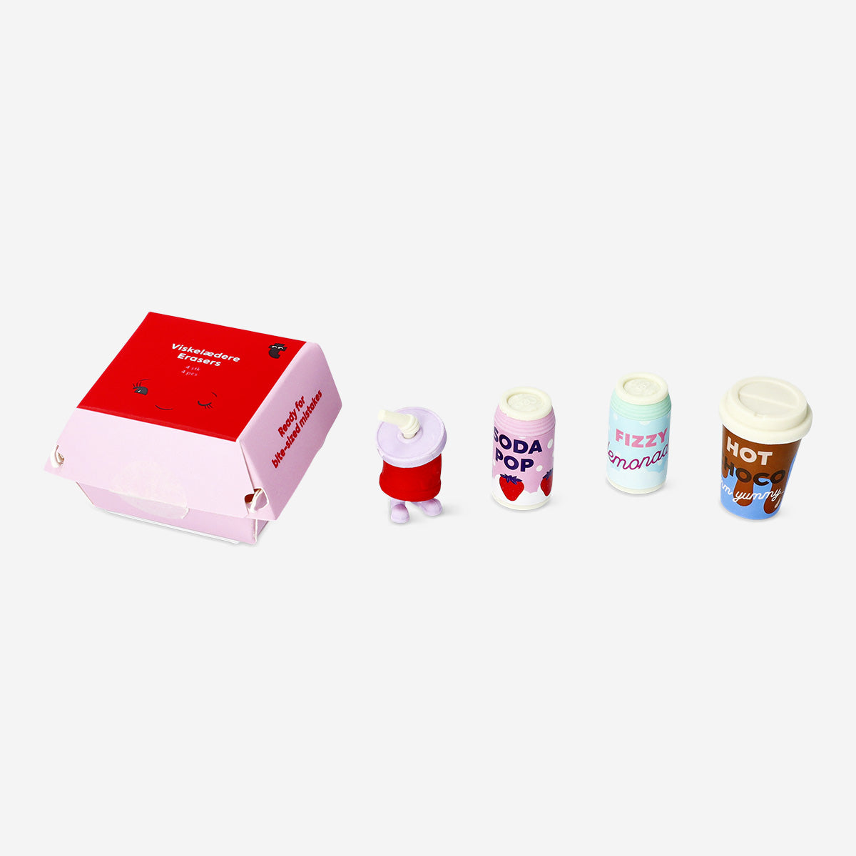 ERASERS FOODIES 4 PCS